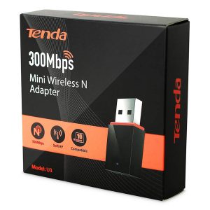 Tenda U3 Mini Wireless N Adapter (Black)