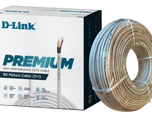 D Link 3+1 CCTV Cable Premium(90 mtr)