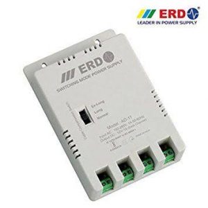 ERD AD-11 4 Channel Power Supply for CCTV Cameras(White)