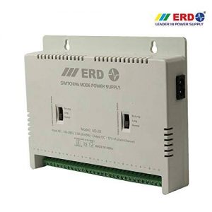 ERD AD-33 16 Channel Power Supply for CCTV Cameras (White)